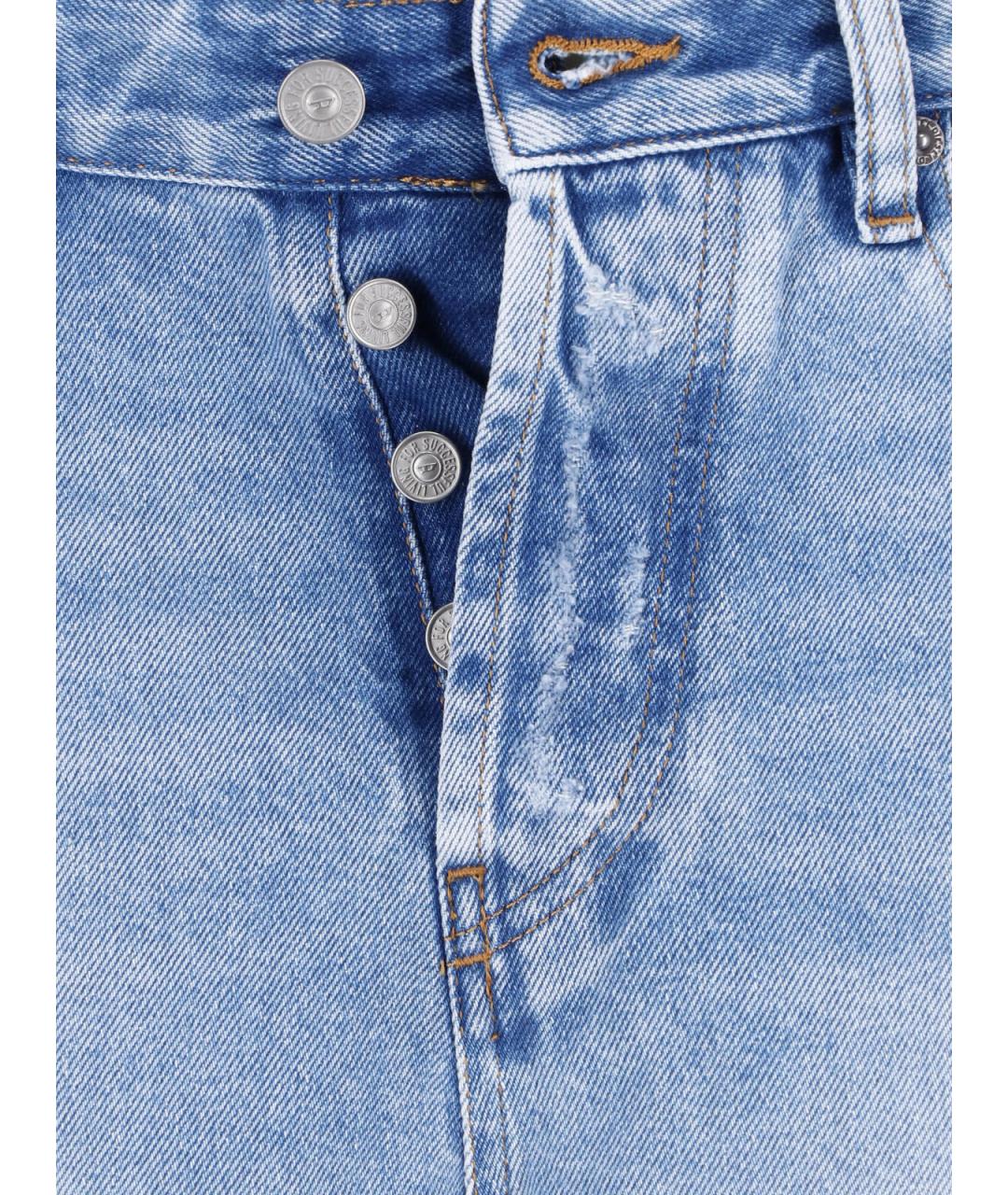 DIESEL Голубые деним шорты, фото 5