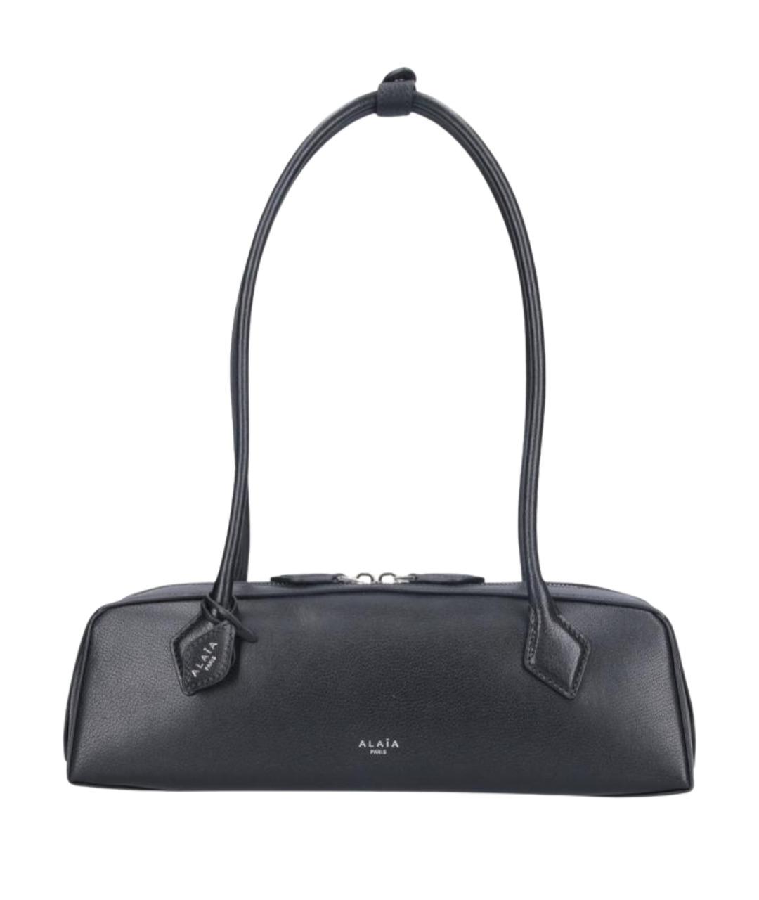ALAIA Черная кожаная сумка через плечо, фото 1