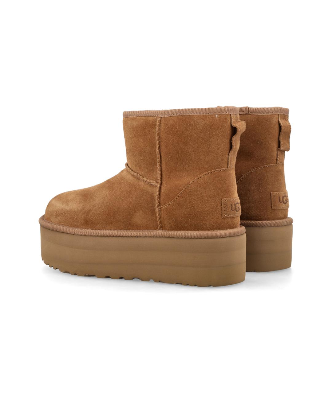 UGG AUSTRALIA Коричневые замшевые ботинки, фото 3