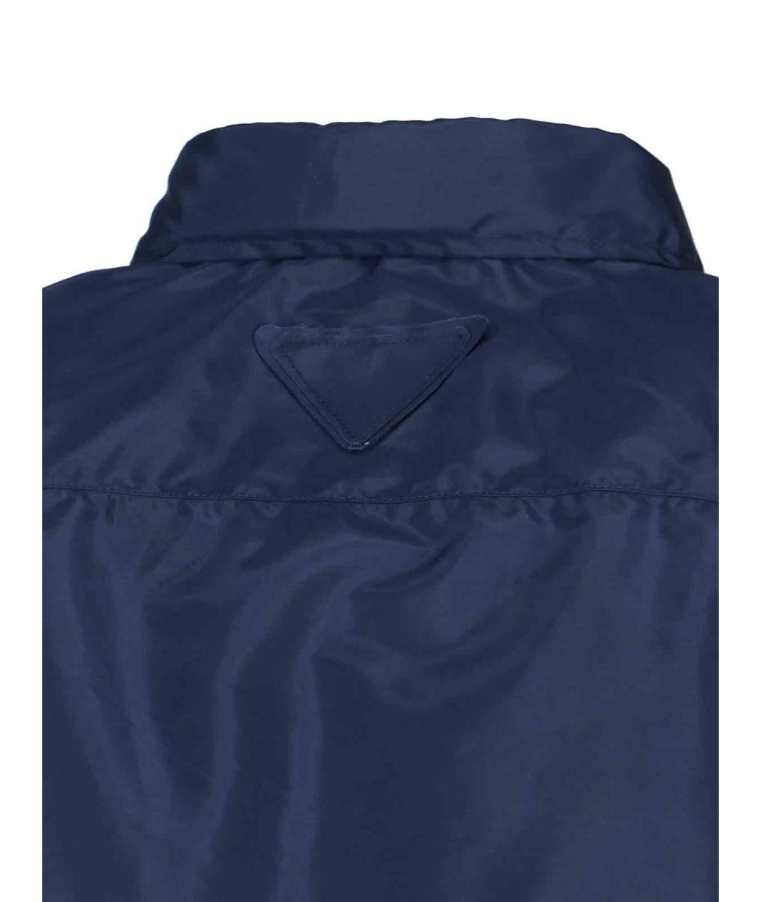 PRADA Темно-синяя кэжуал рубашка, фото 4