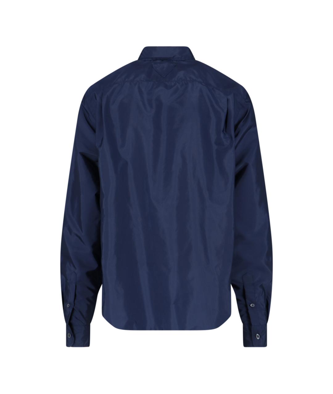 PRADA Темно-синяя кэжуал рубашка, фото 2