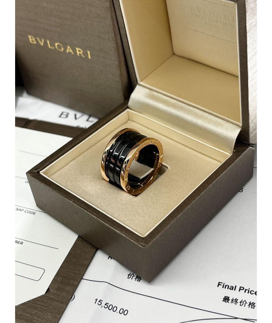 BVLGARI Золотое кольцо из розового золота, фото 4