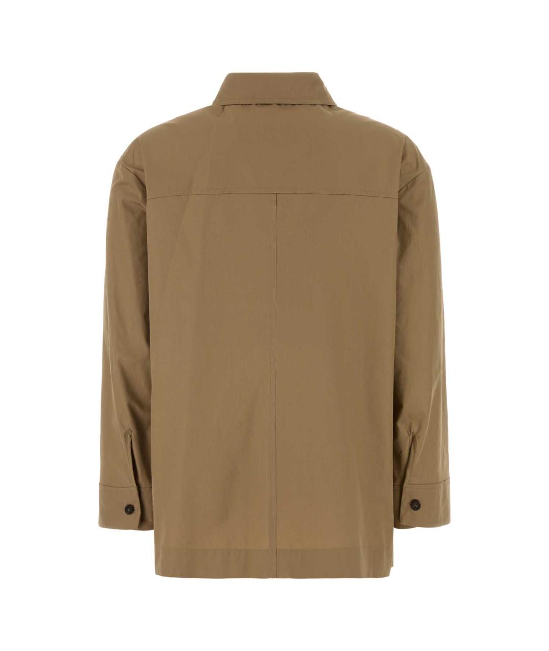 'S MAX MARA Бежевая хлопковая рубашка, фото 2