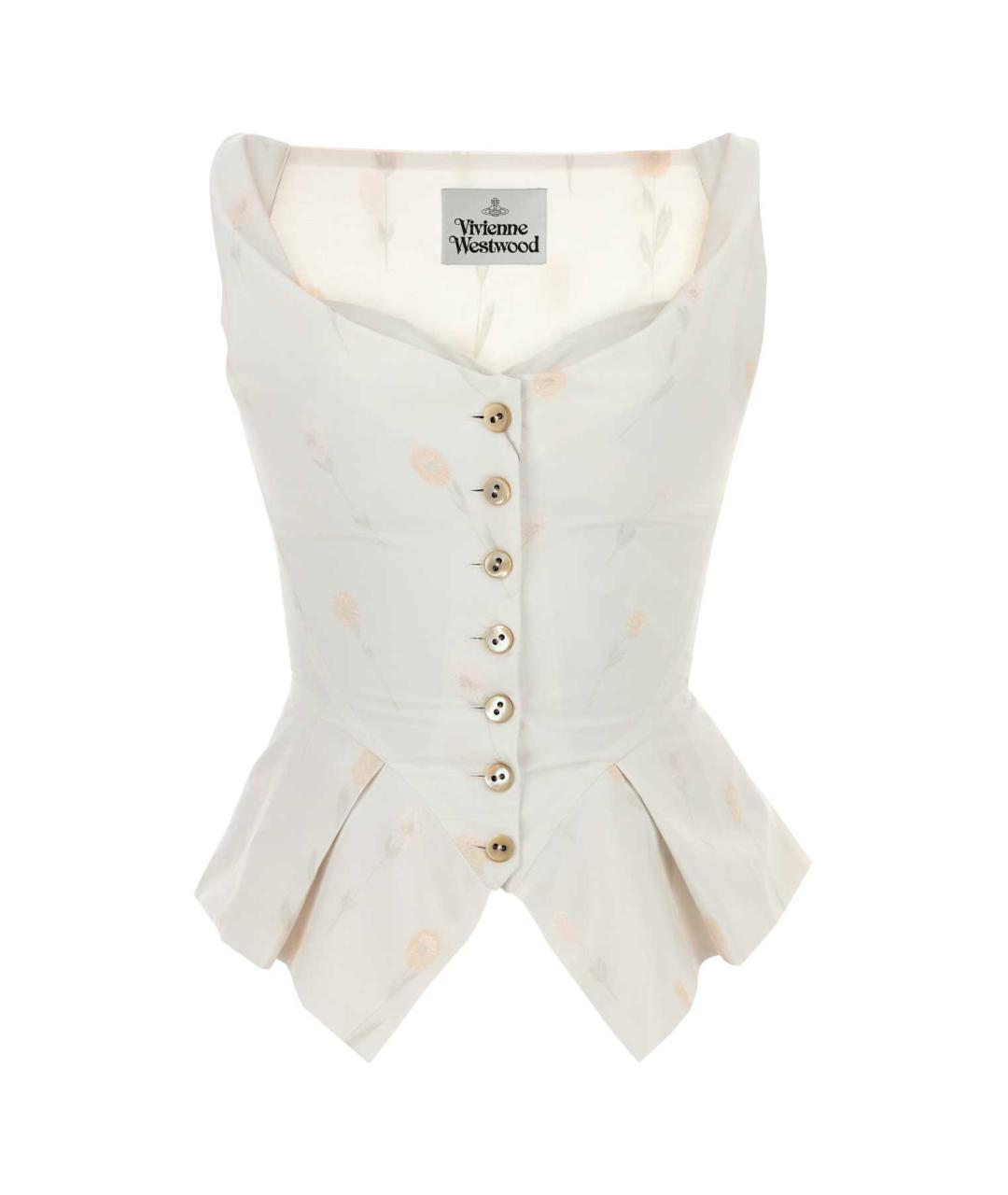 VIVIENNE WESTWOOD Белая жилетка, фото 1