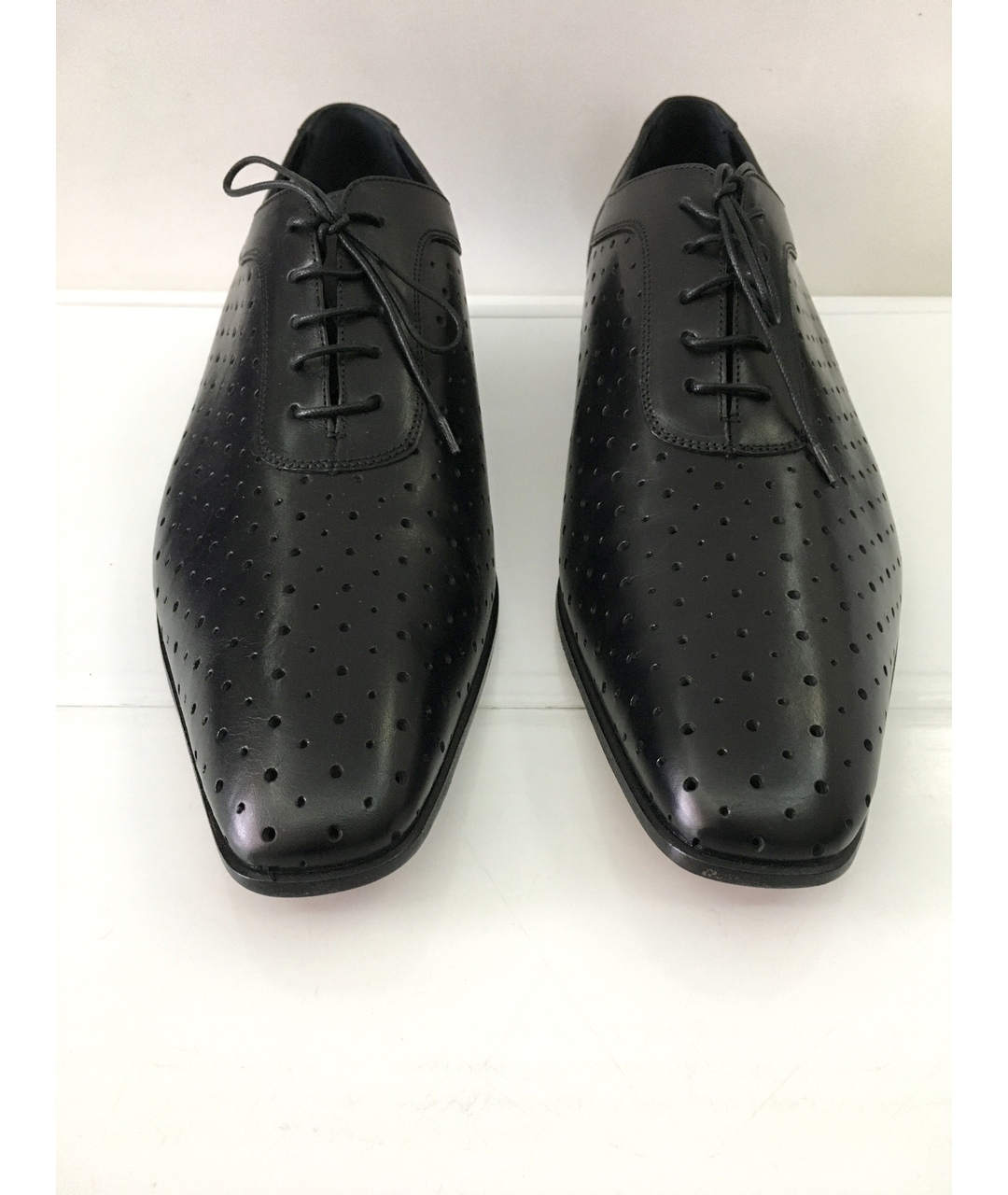 BILANCIONI Черные кожаные туфли, фото 2