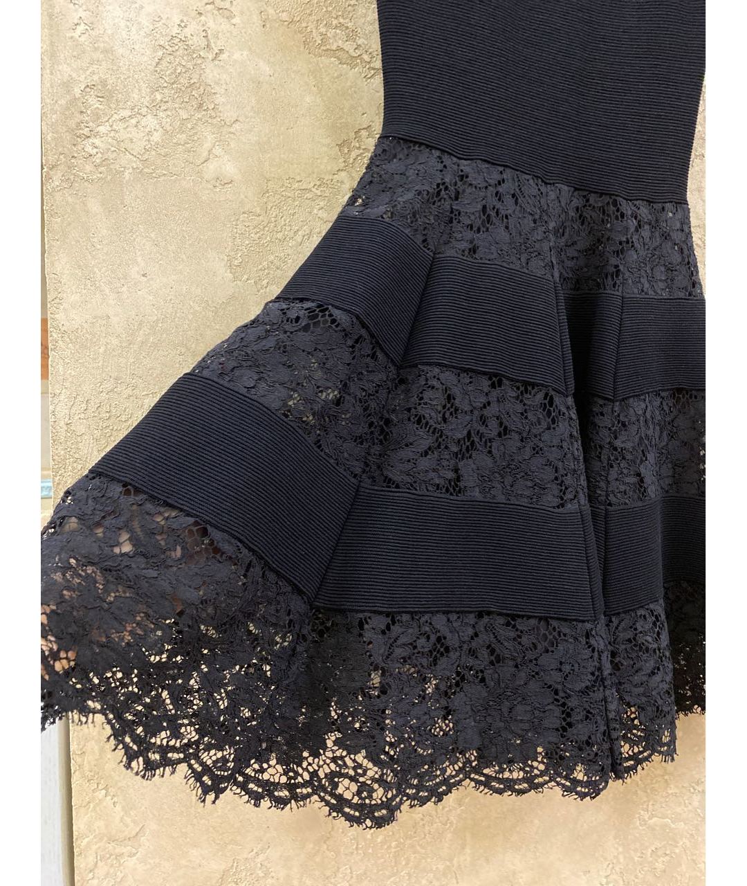 VALENTINO Черное вискозное повседневное платье, фото 8