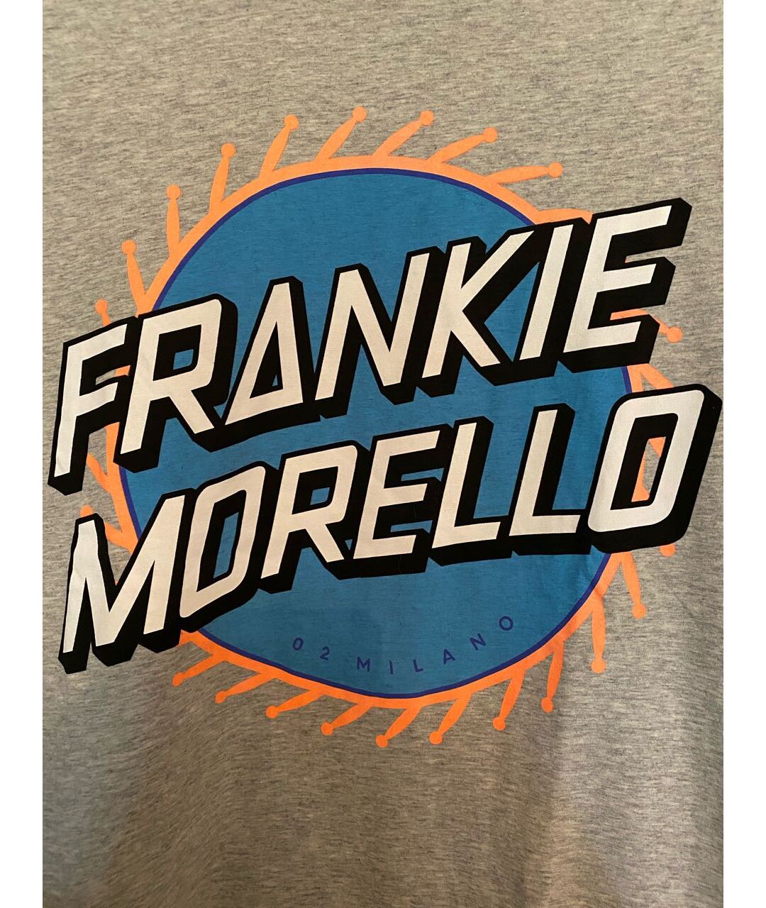 FRANKIE MORELLO Серая хлопковая футболка, фото 4