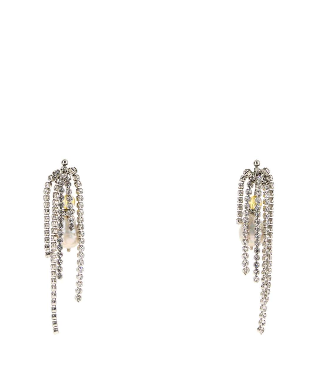 DRIES VAN NOTEN Серебряные металлические серьги, фото 1