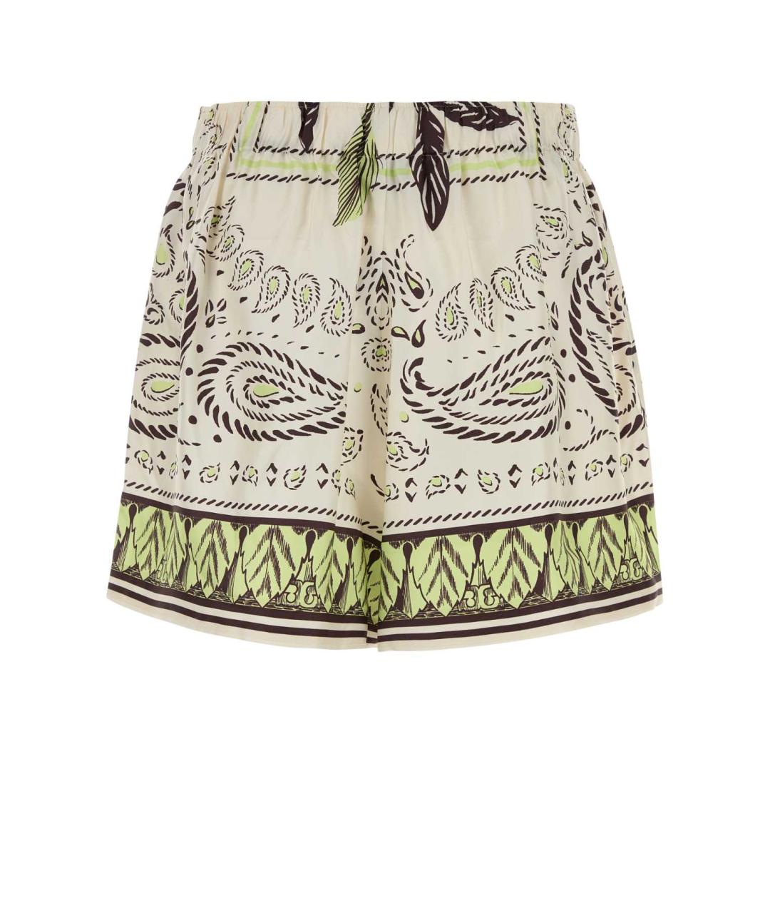 TORY BURCH Мульти шелковые шорты, фото 2
