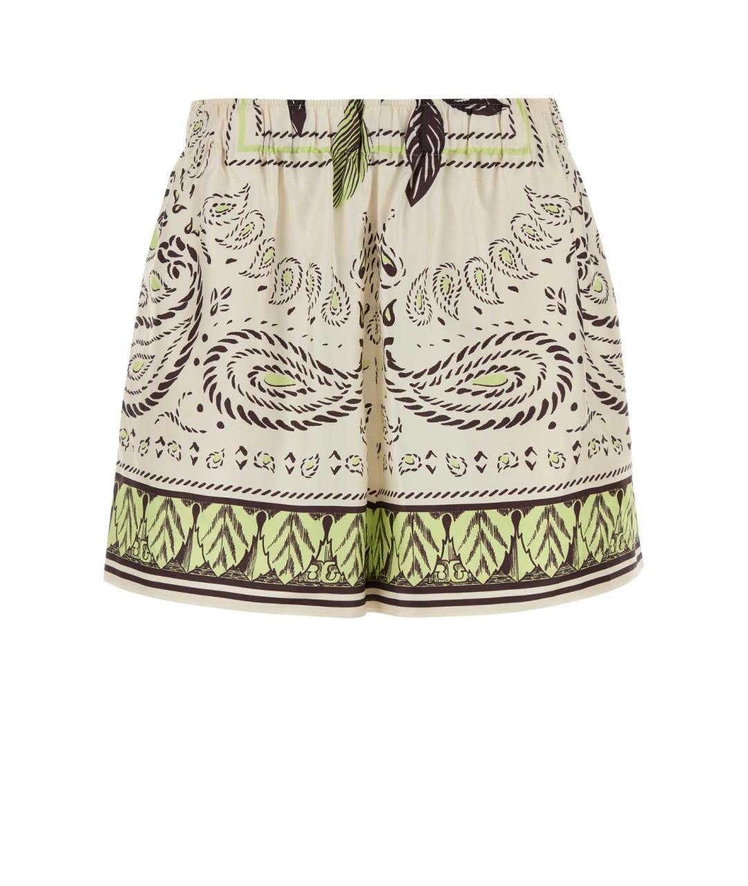 TORY BURCH Мульти шелковые шорты, фото 1