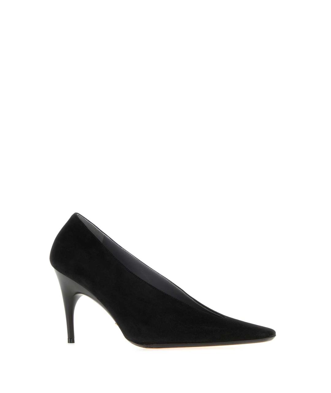 BALENCIAGA Черные замшевые туфли, фото 2