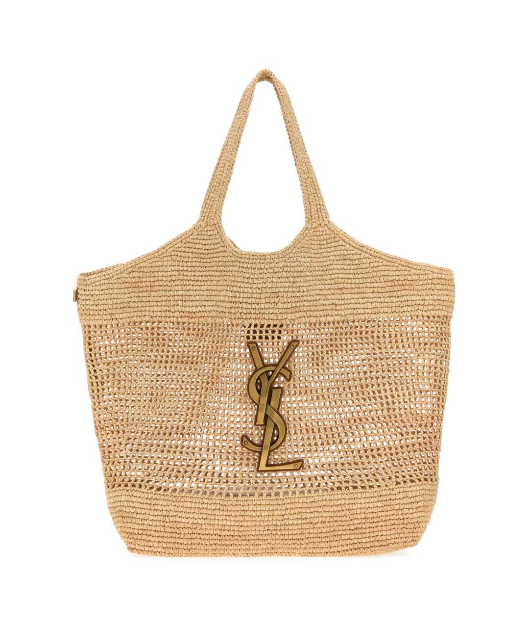 SAINT LAURENT Бежевая сумка тоут, фото 1