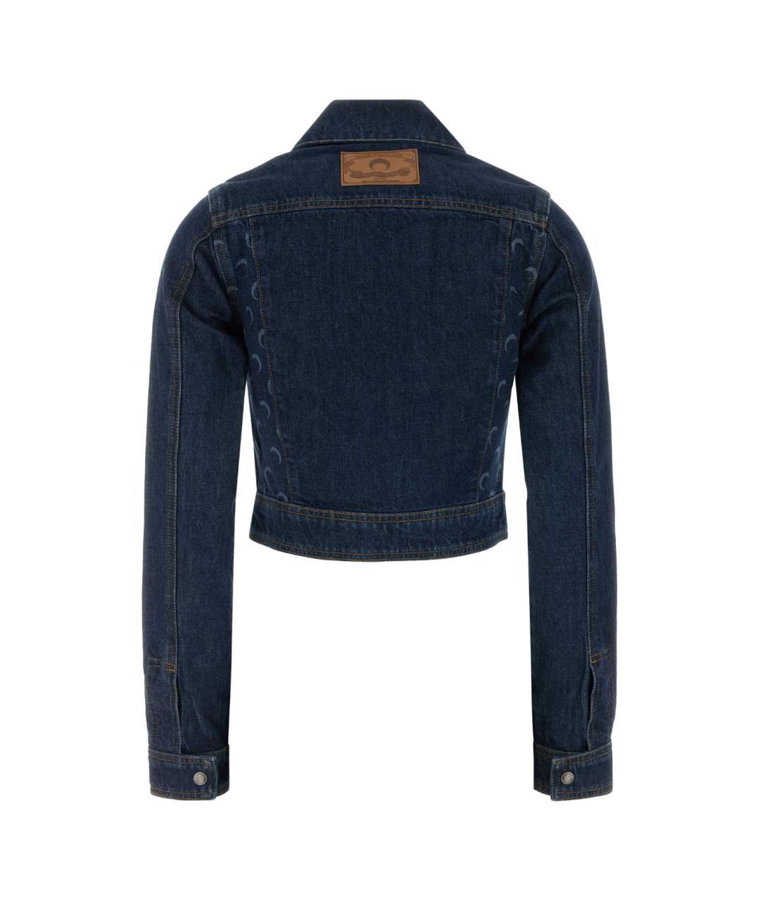 MARINE SERRE Синяя хлопковая куртка, фото 2