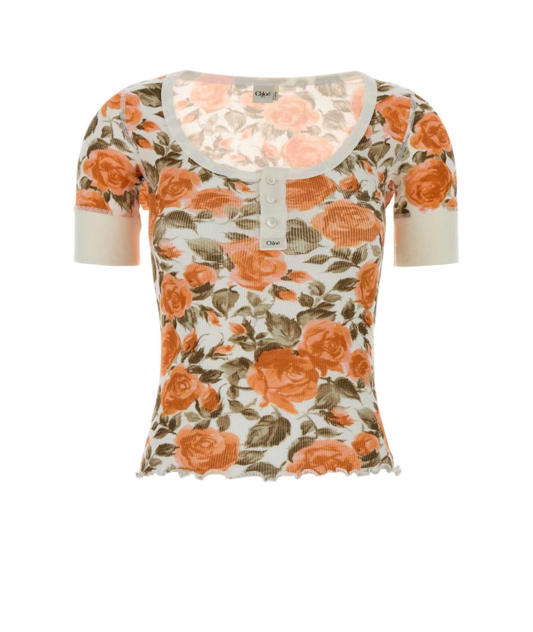 CHLOE Мульти хлопковая футболка, фото 1