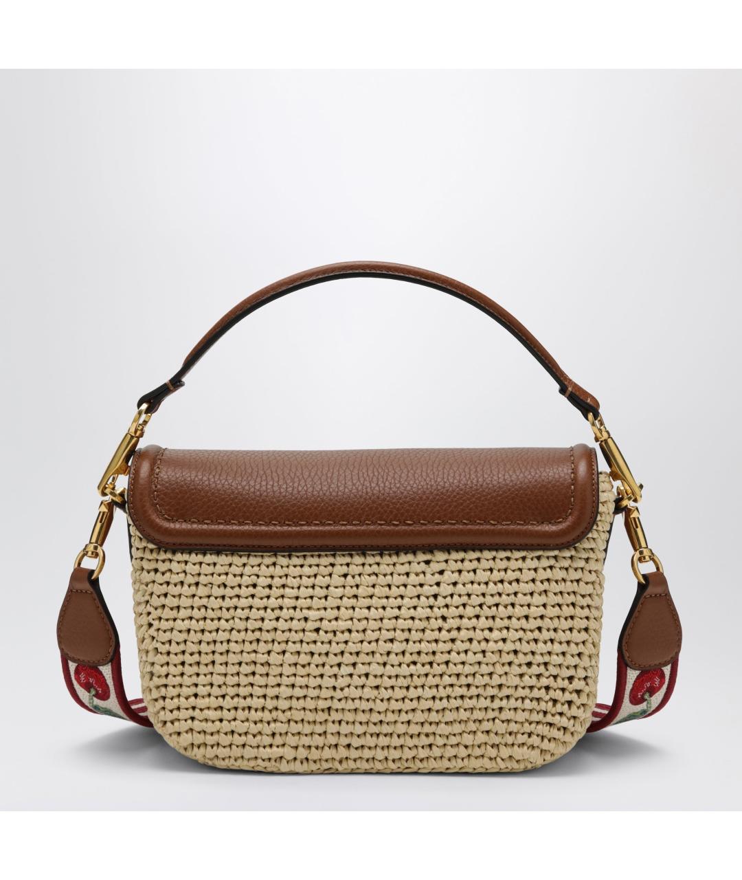 VALENTINO Бежевая сумка через плечо, фото 2