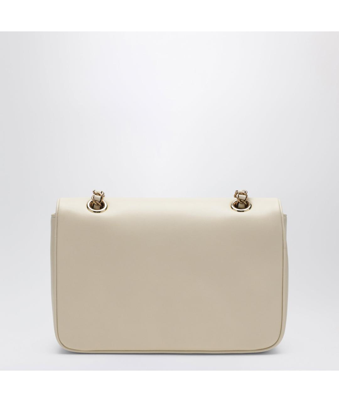 VALENTINO Белая кожаная сумка через плечо, фото 2