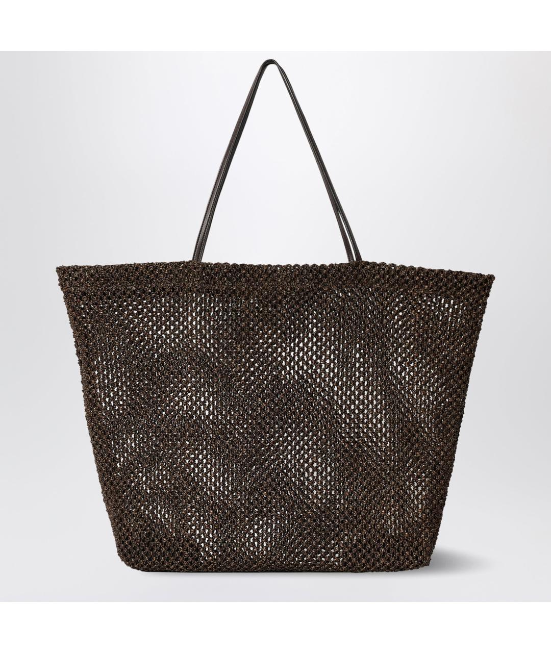 THE ROW Коричневая синтетическая сумка тоут, фото 2