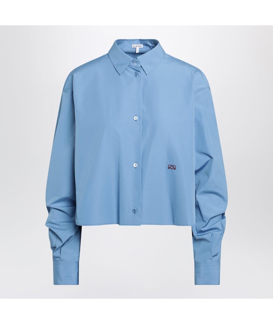 LOEWE Синяя хлопковая рубашка, фото 3