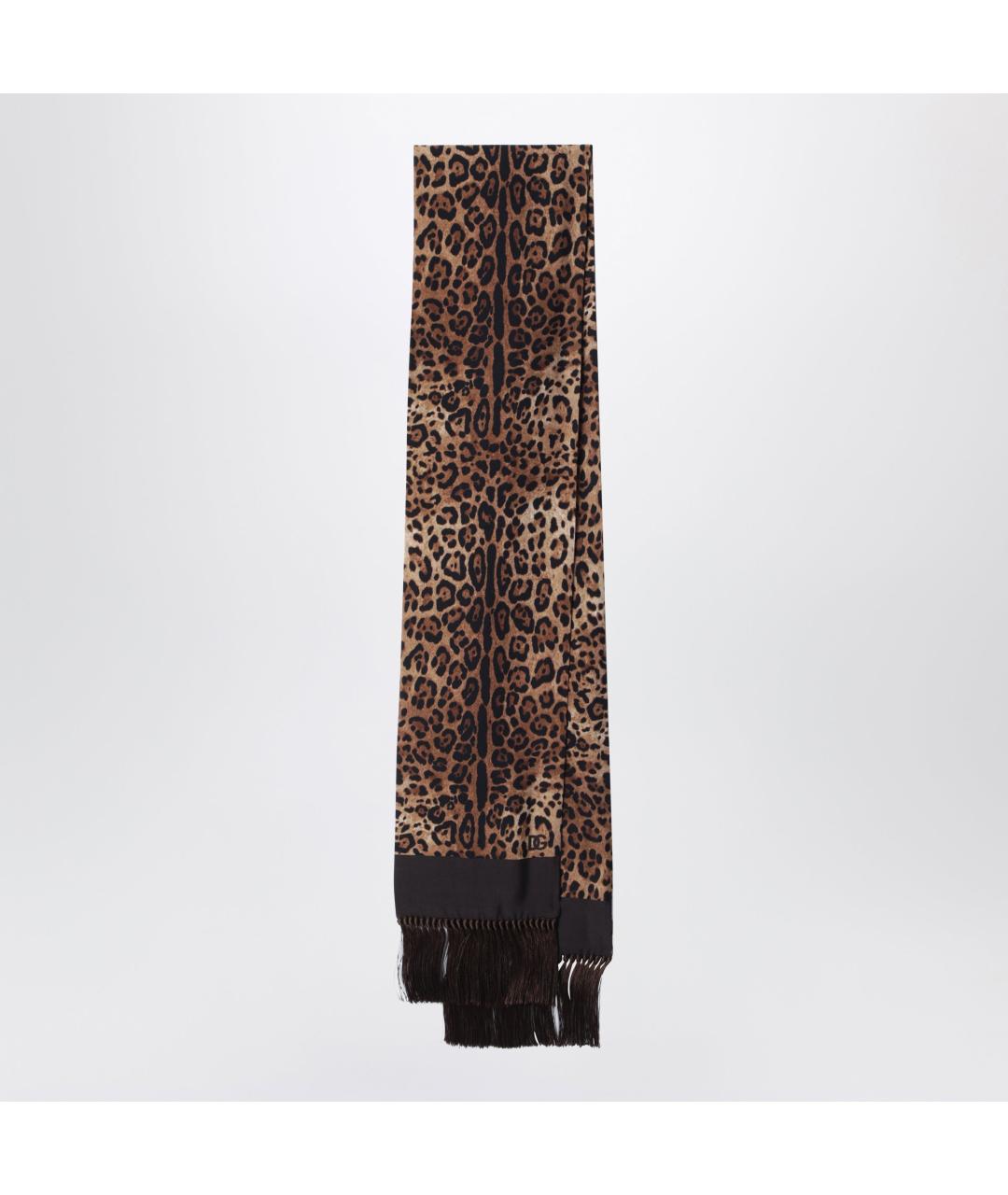 DOLCE&GABBANA Мульти шелковый шарф, фото 3