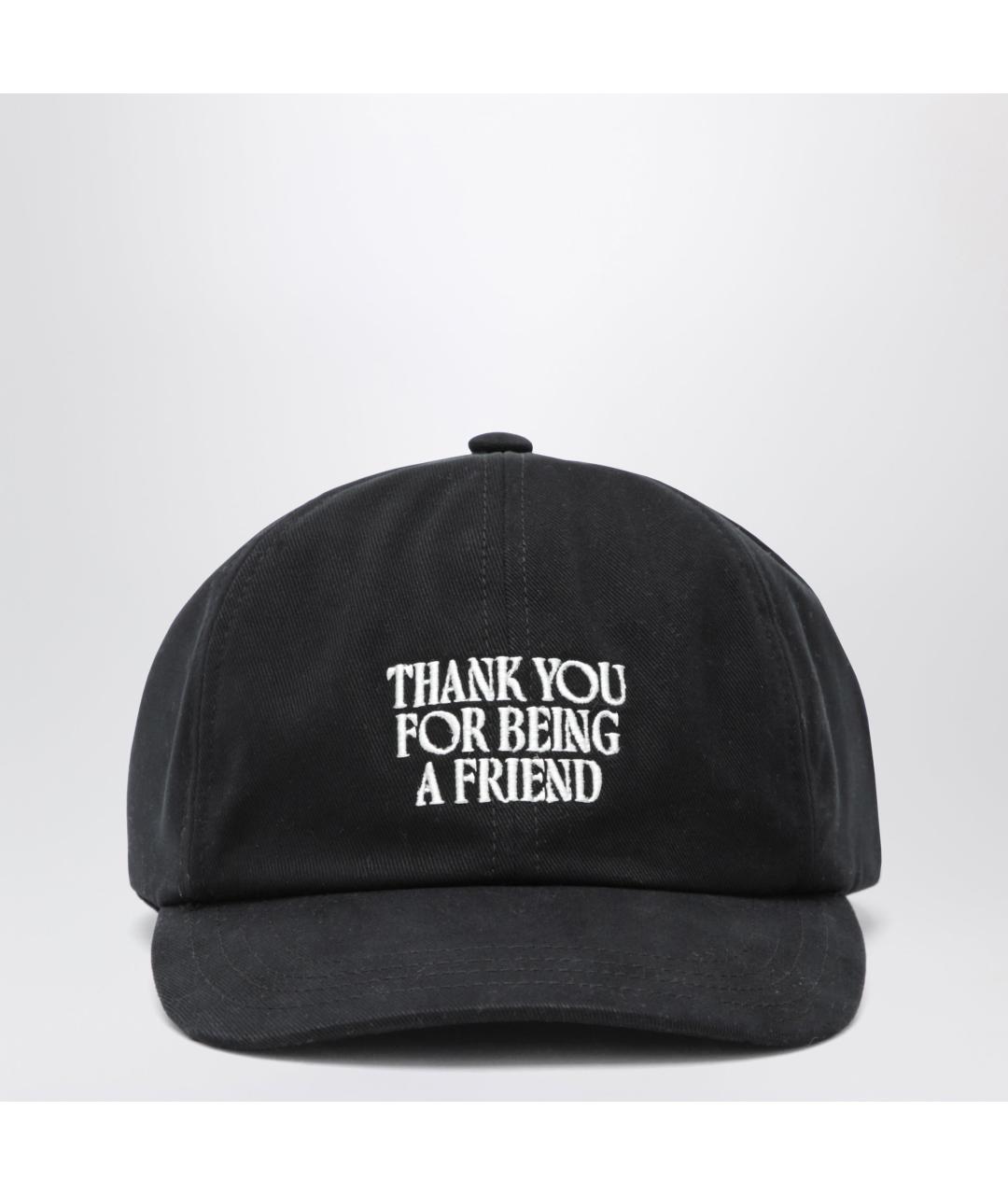 Ami Paris Черная хлопковая кепка/бейсболка, фото 2