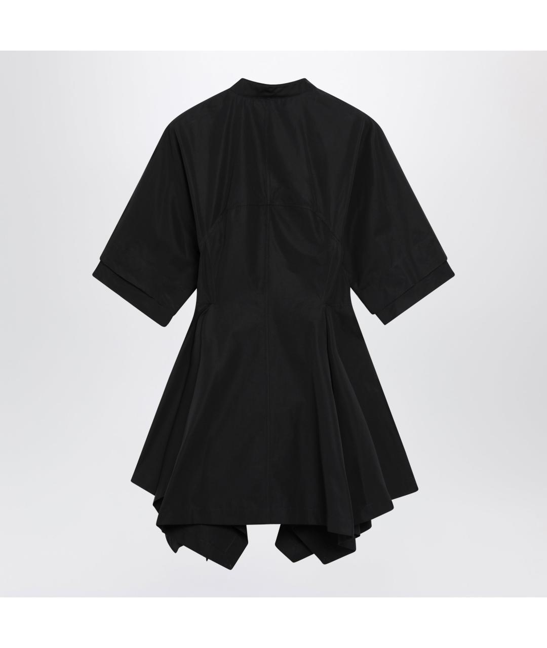 ALAIA Черное хлопковое повседневное платье, фото 2