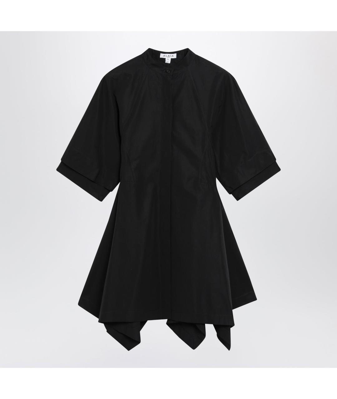 ALAIA Черное хлопковое повседневное платье, фото 3