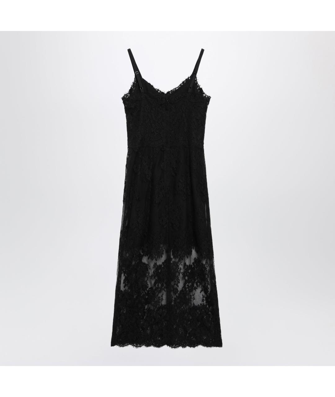 DOLCE&GABBANA Черное повседневное платье, фото 2