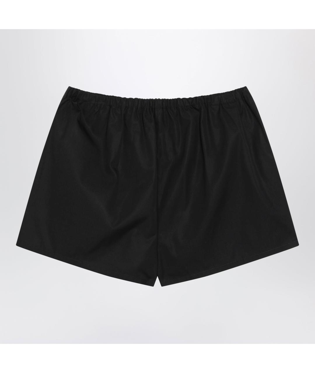 PRADA Черные хлопковые шорты, фото 2