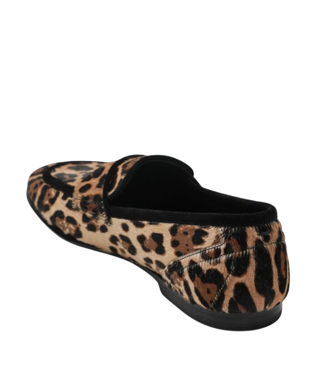 DOLCE&GABBANA Мульти кожаные лоферы, фото 2