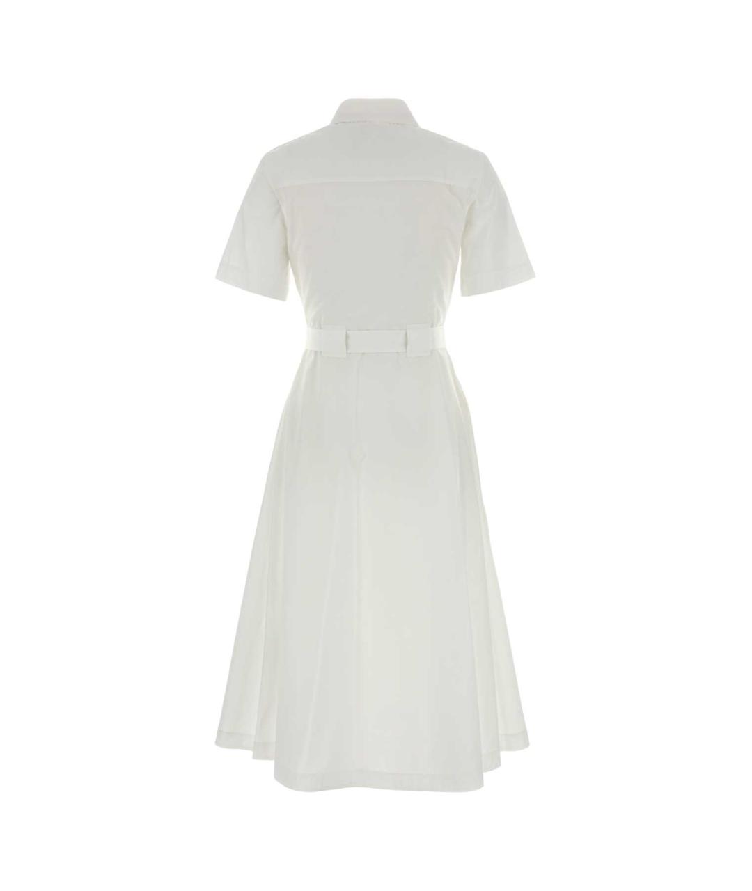 BURBERRY Белое хлопковое платье, фото 2