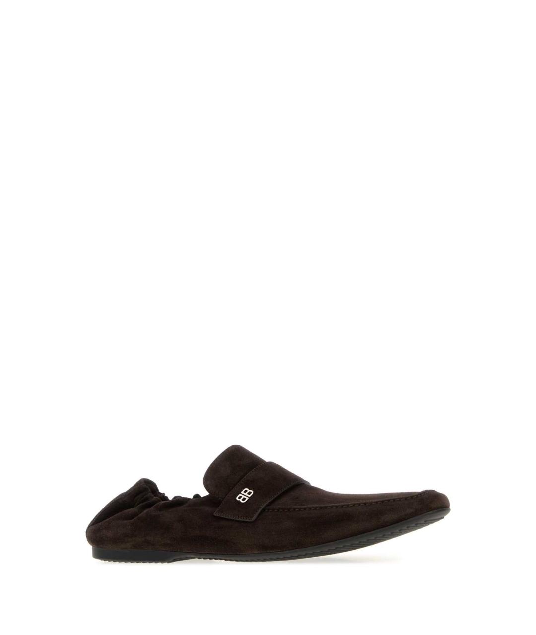 BALENCIAGA Коричневые замшевые лоферы, фото 2