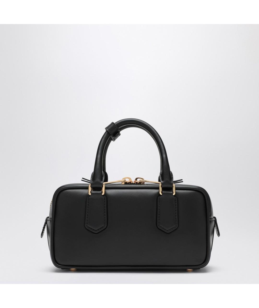 MIU MIU Черная кожаная сумка с короткими ручками, фото 2