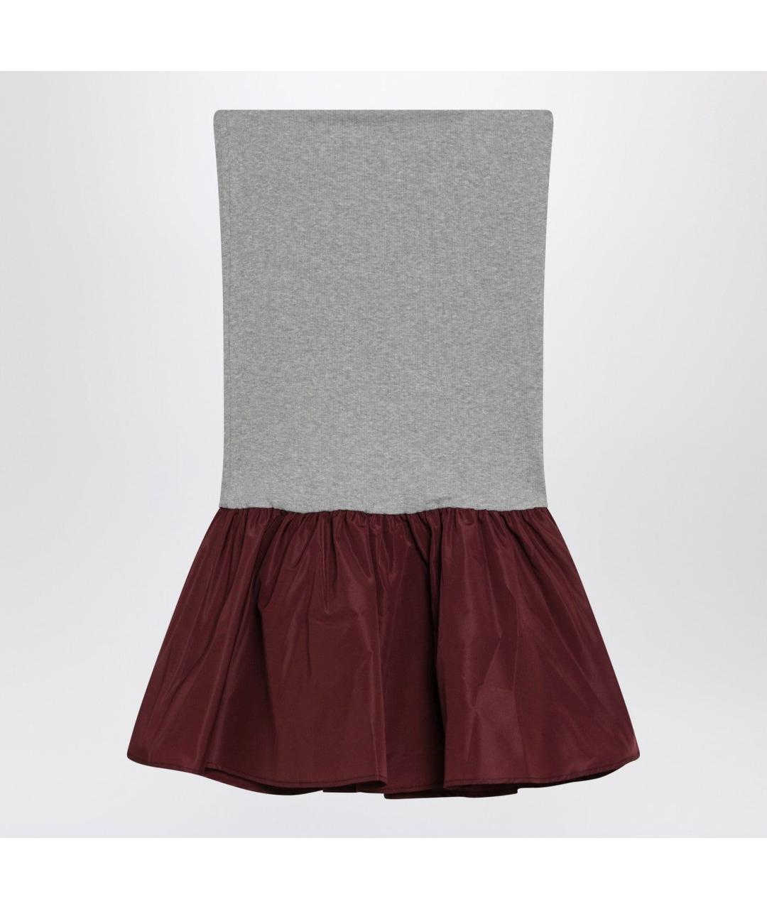 MIU MIU Мульти полиэстеровое платье, фото 2