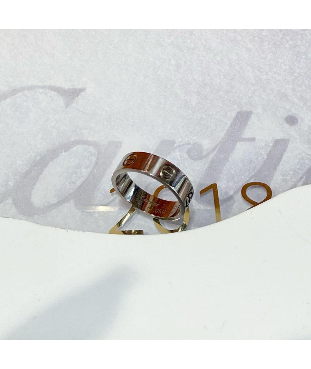 CARTIER Серебряное кольцо из белого золота, фото 5