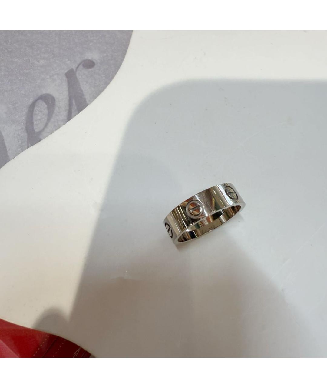 CARTIER Серебряное кольцо из белого золота, фото 2