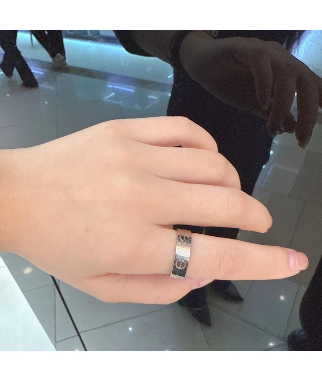 CARTIER Серебряное кольцо из белого золота, фото 4