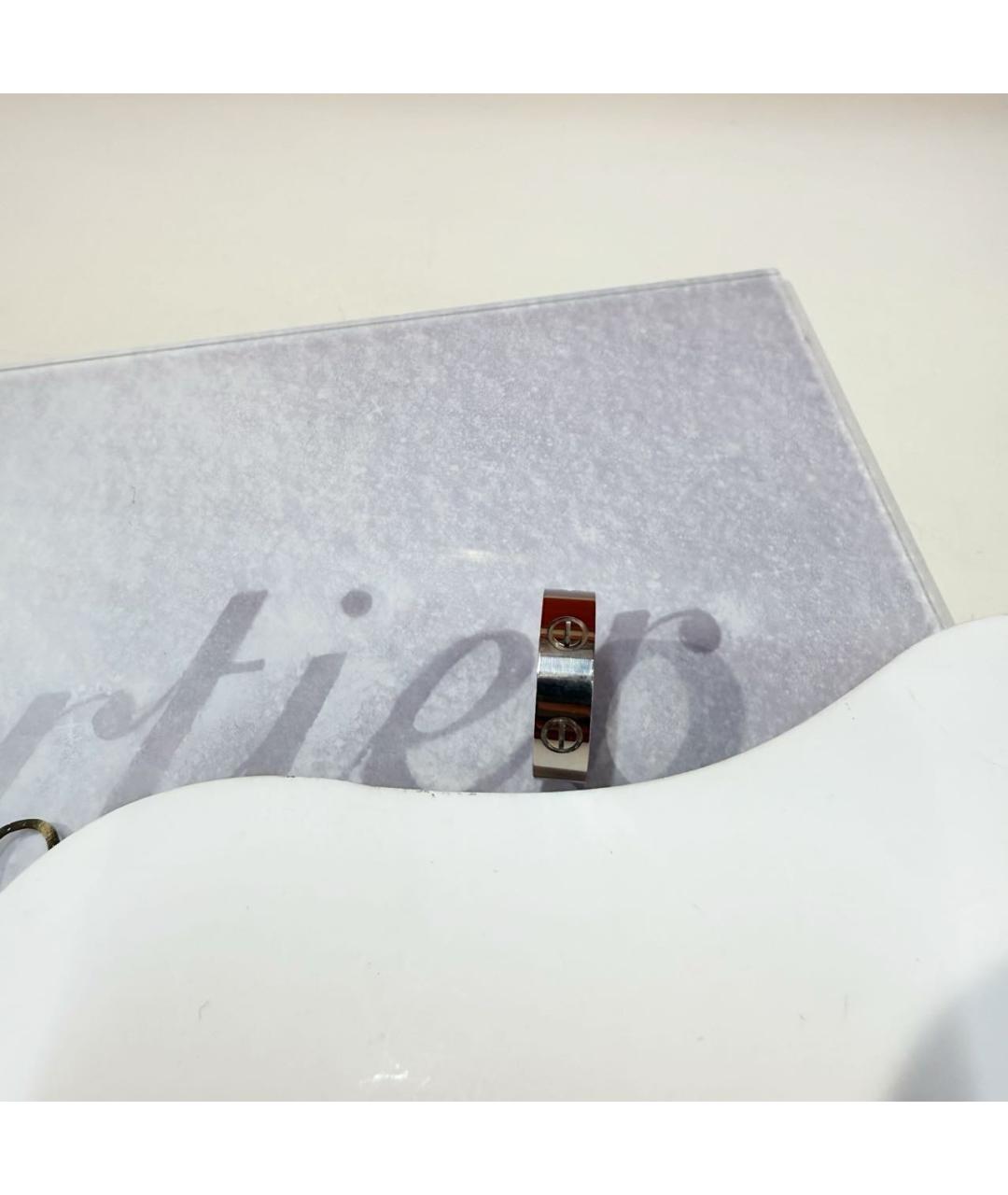 CARTIER Серебряное кольцо из белого золота, фото 3