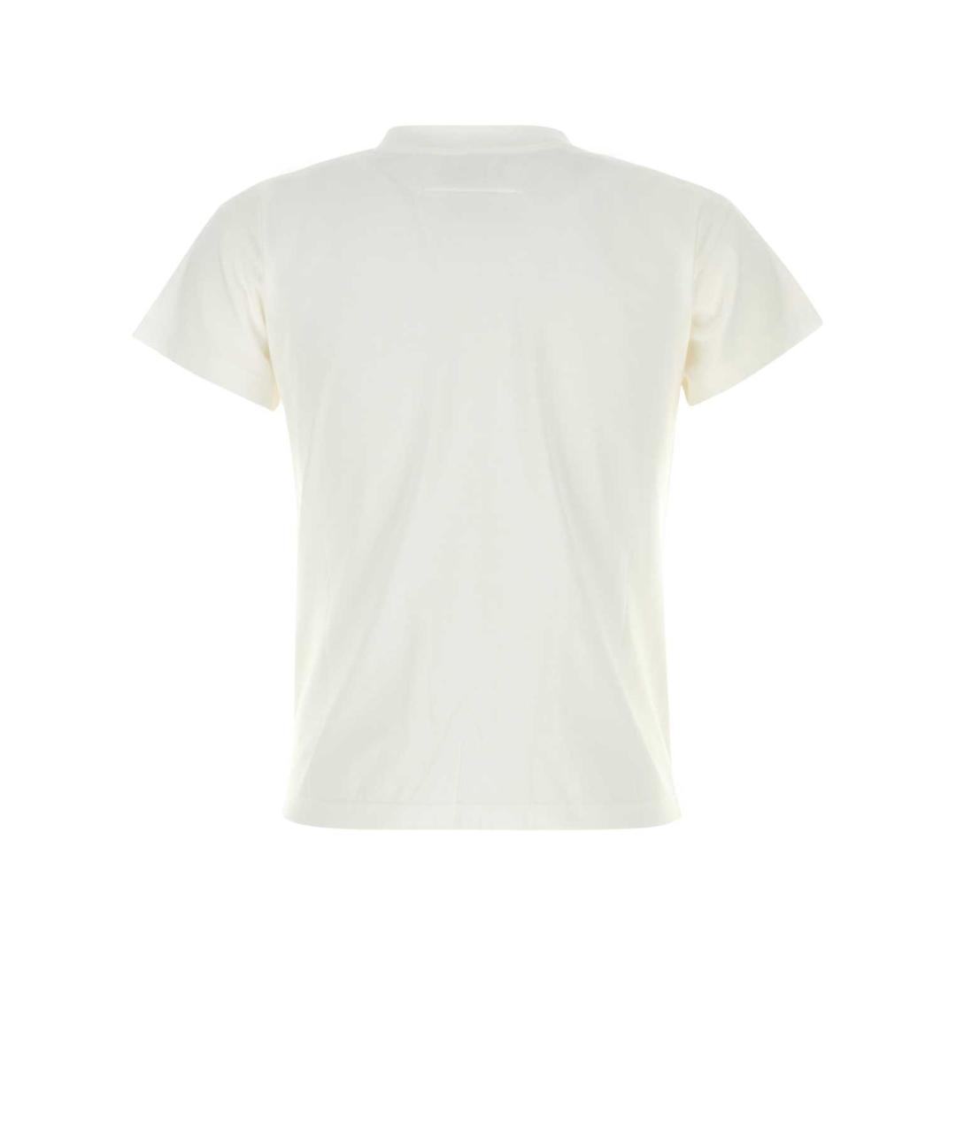 MM6 MAISON MARGIELA Белая хлопковая футболка, фото 2