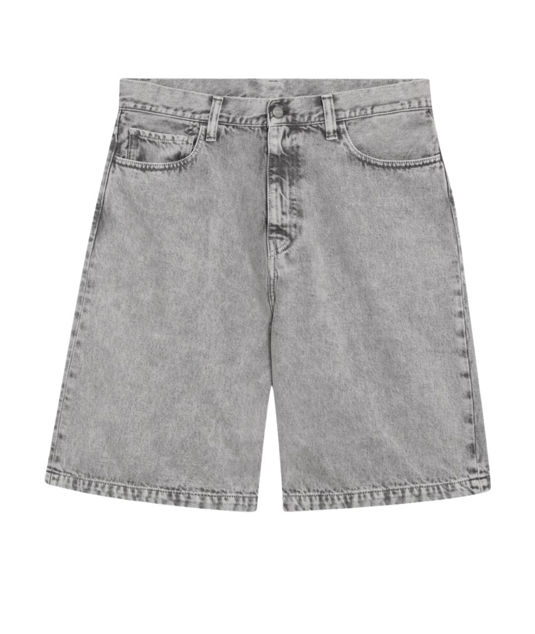CARHARTT WIP Серые хлопковые шорты, фото 1