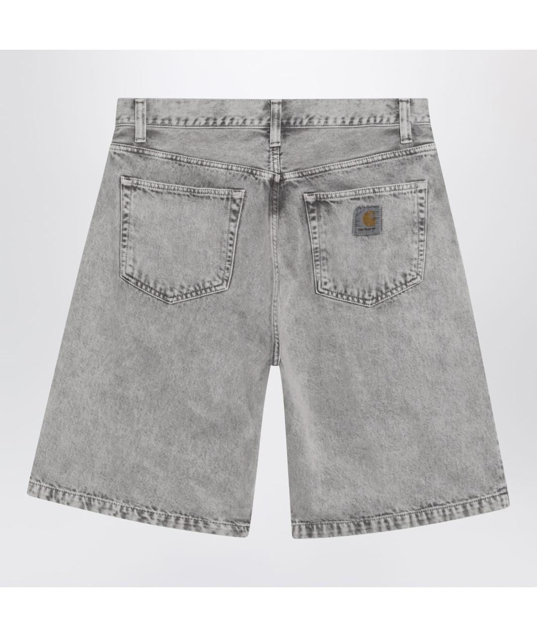 CARHARTT WIP Серые хлопковые шорты, фото 2
