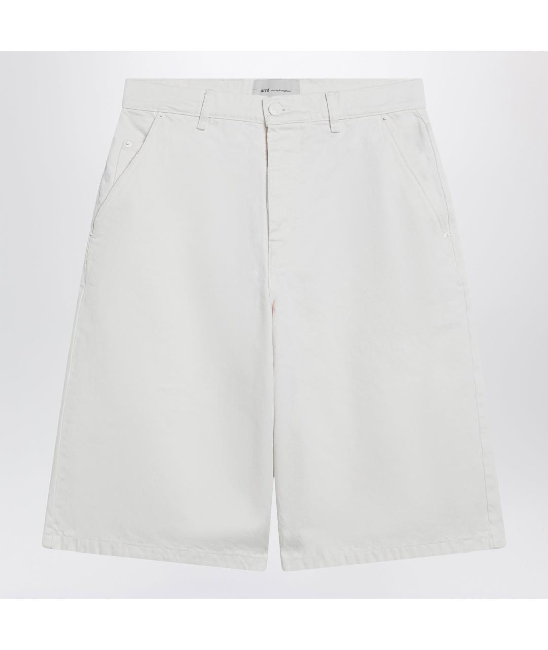 Ami Paris Белые хлопковые шорты, фото 3