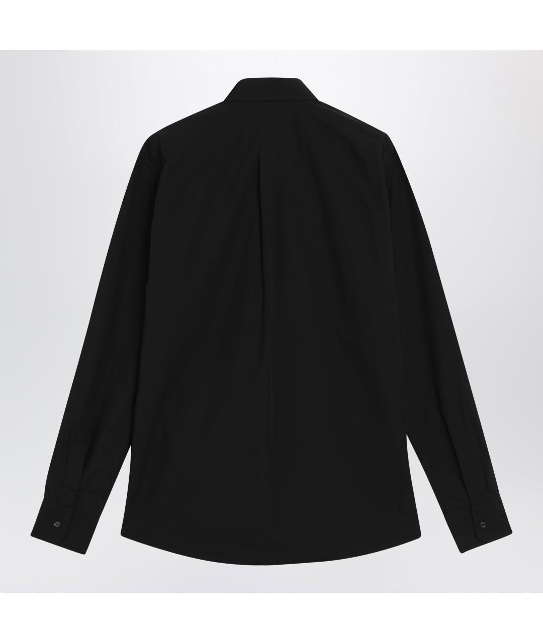 DOLCE&GABBANA Черная хлопковая кэжуал рубашка, фото 2