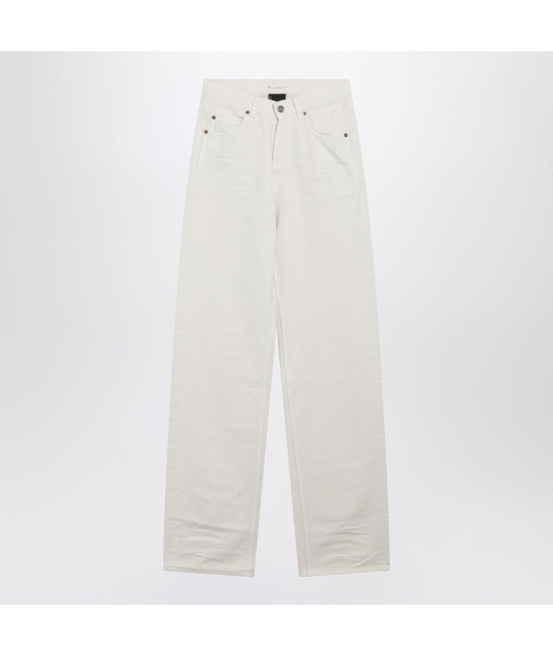 SAINT LAURENT Белые прямые джинсы, фото 3