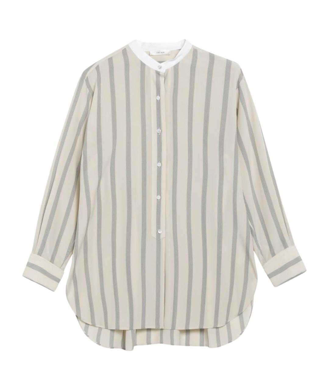 THE ROW Белая шелковая рубашка, фото 1