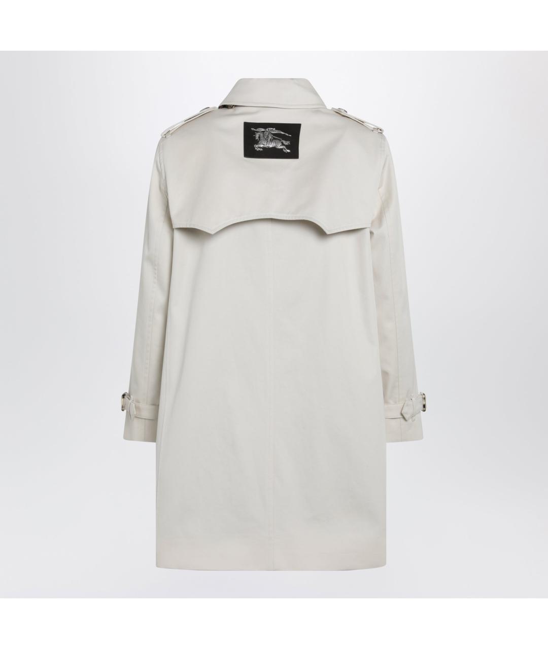 BURBERRY Бежевый хлопковый тренч/плащ, фото 2