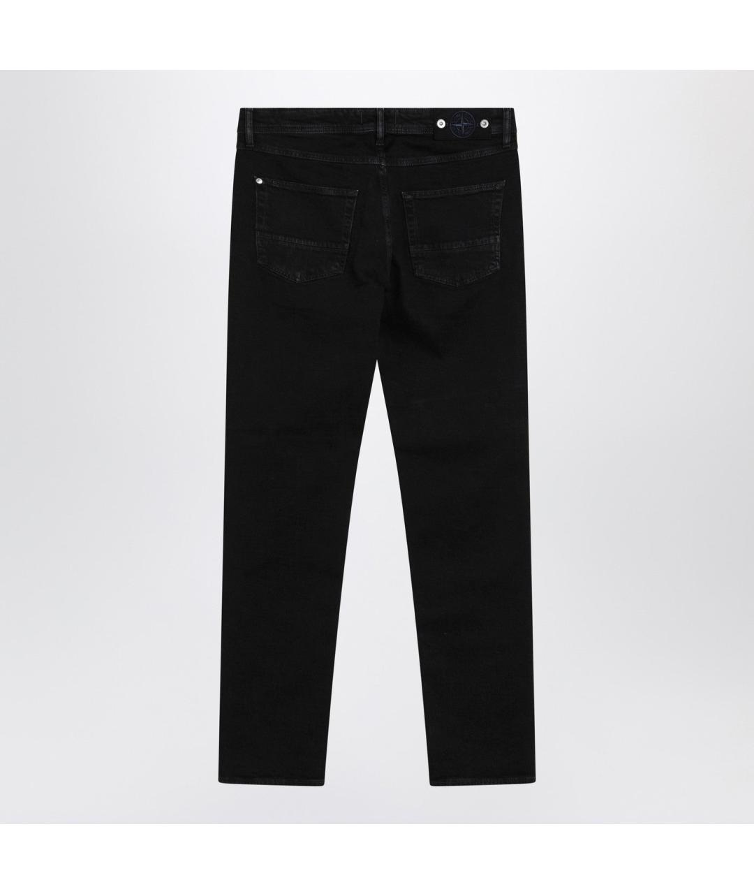 STONE ISLAND Черные повседневные брюки, фото 3
