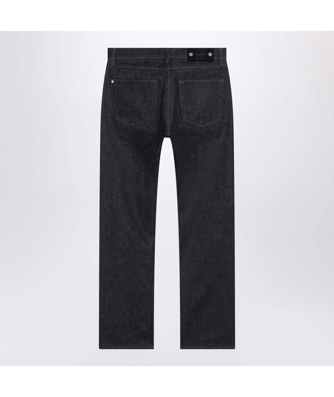 STONE ISLAND Синие повседневные брюки, фото 3