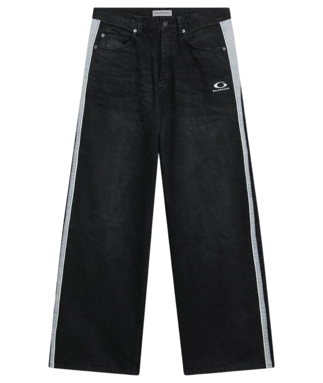 BALENCIAGA Мульти хлопковые прямые джинсы, фото 1