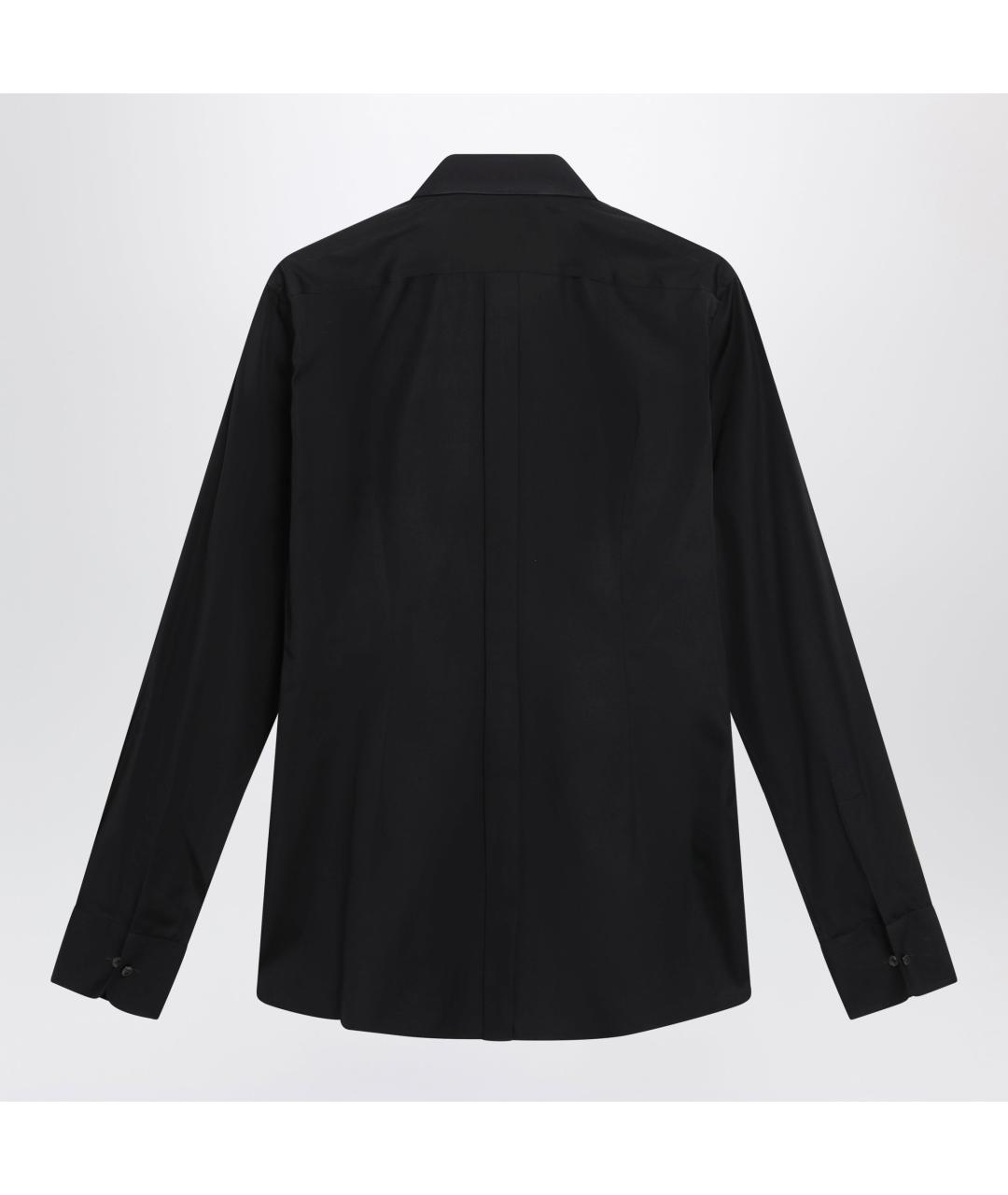 DOLCE&GABBANA Черная хлопковая кэжуал рубашка, фото 2