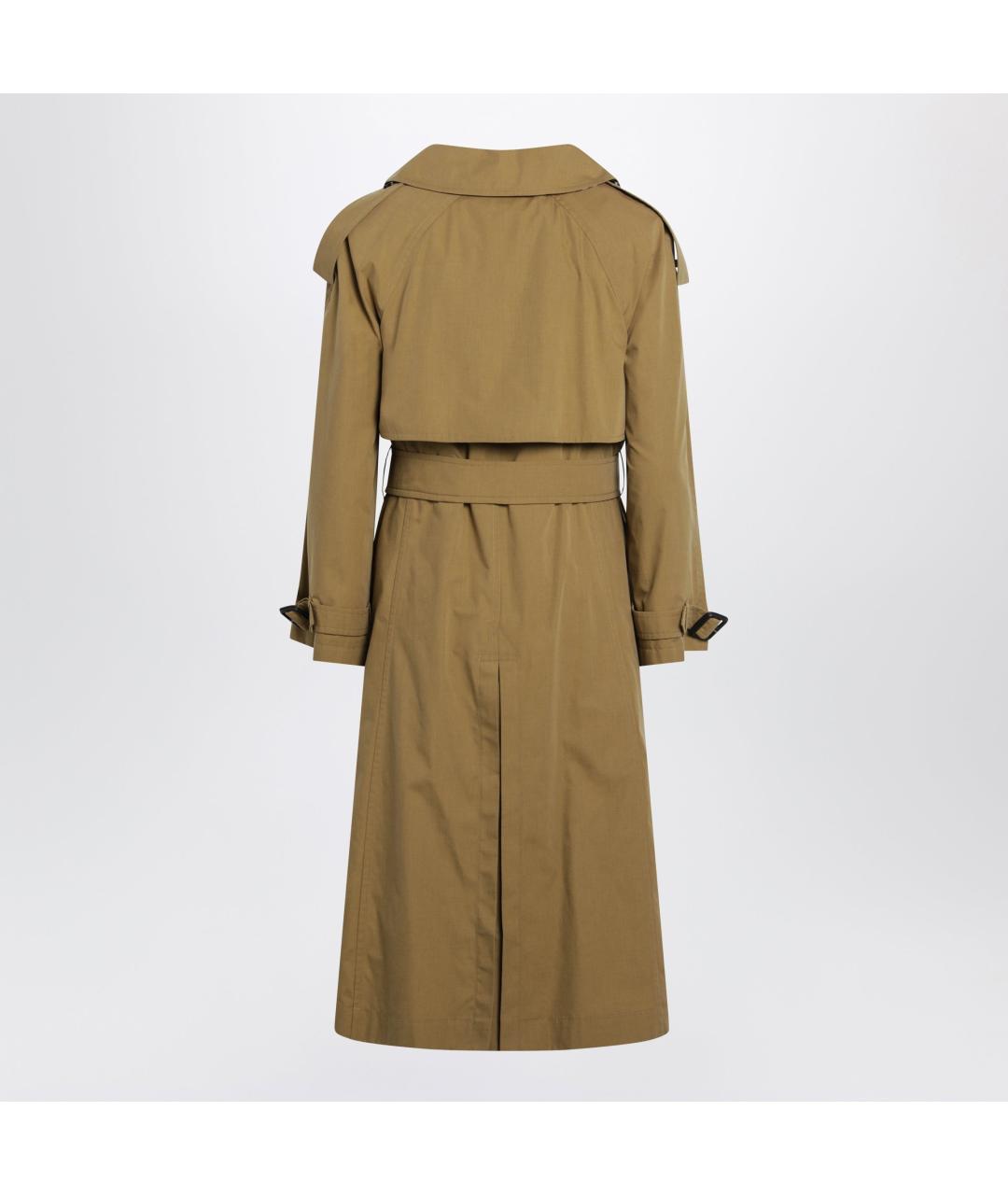 BURBERRY Коричневый хлопковый тренч/плащ, фото 2
